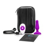 Анальная вибропробка NOVICE REMOTE CONTROL PLUG FUCHSIA - 10,2 см