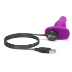 Анальная вибропробка NOVICE REMOTE CONTROL PLUG FUCHSIA - 10,2 см