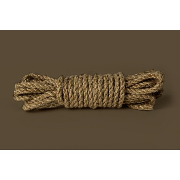 Пеньковая верёвка для бондажа Shibari Rope - 10 м