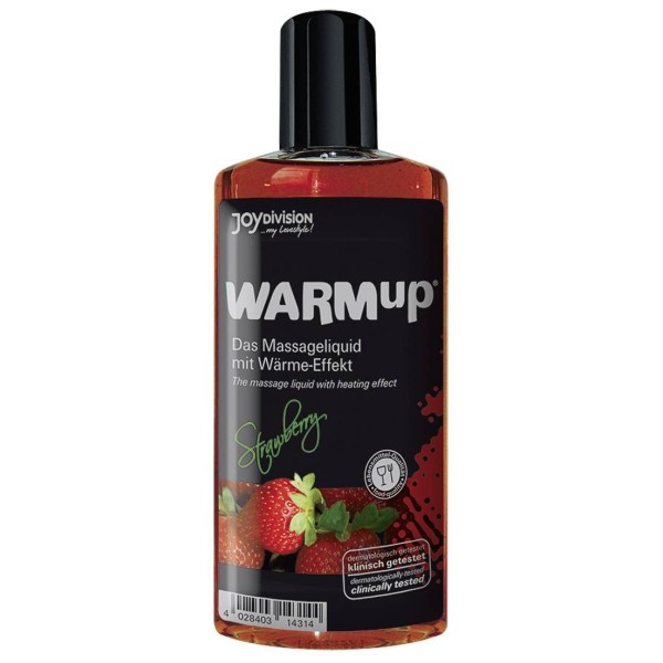 Разогревающее масло WARMup Strawberry - 150 мл 