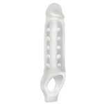 Прозрачная текстурированная насадка Mighty Extender - 13 см