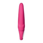 Ярко-розовый вибратор  Satisfyer Mr Rabbit с клиторальным отростком - 22,1 см