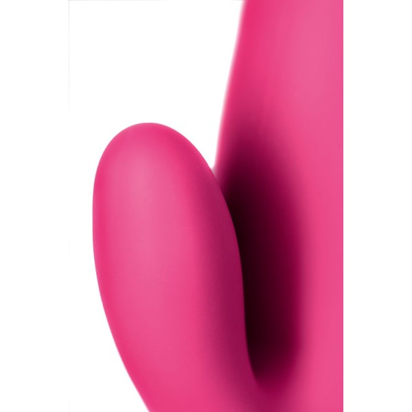 Ярко-розовый вибратор  Satisfyer Mr Rabbit с клиторальным отростком - 22,1 см