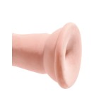 Телесный фаллоимитатор на присоске 7  Triple Density Cock - 21 см