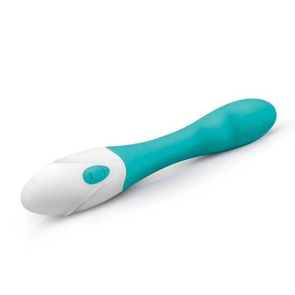 Зеленый вибратор для G-стимуляции Tate G-Spot Vibrator - 20 см