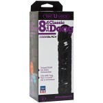Насадка-фаллоимитатор Vac-U-Lock CodeBlack 8 Inch Classic Dong - 19,3 см