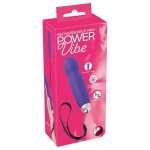 Фиолетовый вибратор Power Vibe - 15,4 см