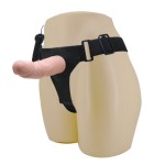 Реалистичный полый фаллоимитатор на трусиках Ultra Passionate Harness - 15 см