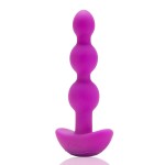 Анальная виброёлочка TRIPLET ANAL BEADS FUCHSIA - 14 см
