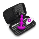 Анальная виброёлочка TRIPLET ANAL BEADS FUCHSIA - 14 см