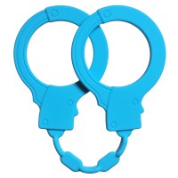 Голубые силиконовые наручники Stretchy Cuffs Turquoise Голубые силиконовые наручники Stretchy Cuffs Turquoise
