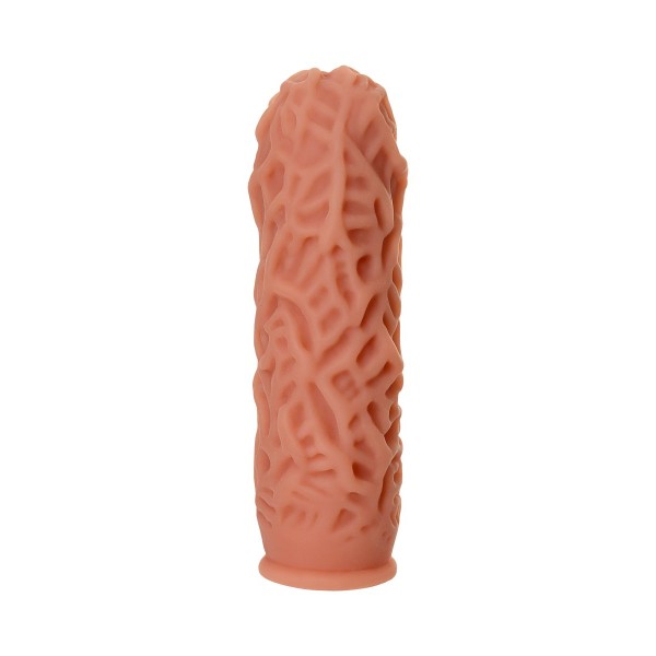 Насадка на фаллос с рельефными складочками Extreme Sleeve 012 S-size - 12,7 см