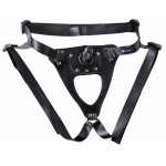 Универсальный мягкий пояс с насадкой Hard brutal BDSM-КОНСУЛ - 17 см
