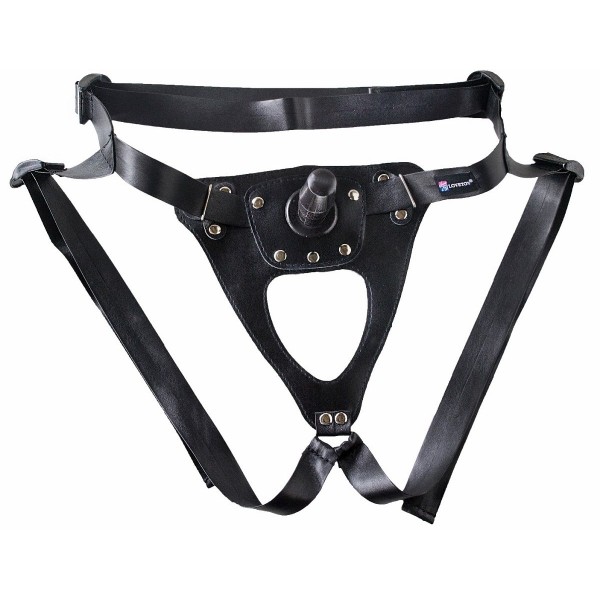 Универсальный мягкий пояс с насадкой Hard brutal BDSM-КОНСУЛ - 17 см