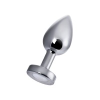 Серебристая анальная втулка со светодиодами - 8,8 см. Серебристая анальная втулка со светодиодами - 8,8 см.