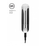 Серебристая перезаряжаемая вибропуля 7 Speed Rechargeable Bullet - 7,7 см