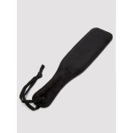 Черная шлепалка Bound to You Faux Leather Small Spanking Paddle - 25,4 см