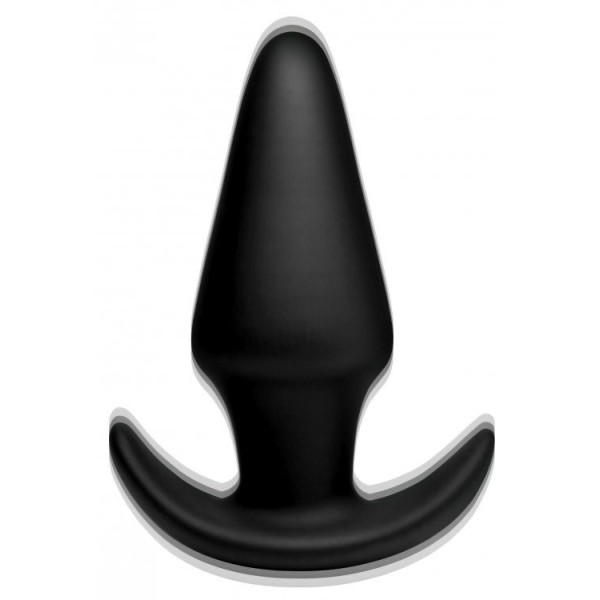 Черная анальная вибропробка Kinetic Thumping 7X Large Anal Plug - 13,3 см