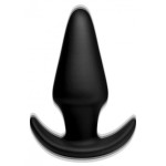 Черная анальная вибропробка Kinetic Thumping 7X Large Anal Plug - 13,3 см