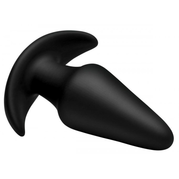 Черная анальная вибропробка Kinetic Thumping 7X Large Anal Plug - 13,3 см