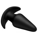 Черная анальная вибропробка Kinetic Thumping 7X Large Anal Plug - 13,3 см
