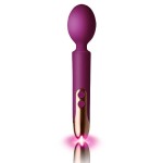 Фиолетовый вибромассажер Oriel - 22,7 см