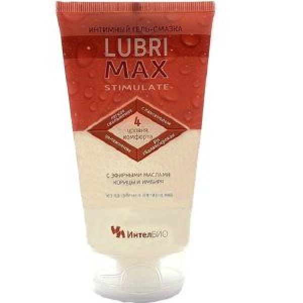 Возбуждающий интимный гель-смазка на водной основе Lubrimax Stimulate - 150 мл