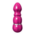 Алюминиевый рельефный вибратор PINK SMALL - 7,5 см