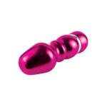 Алюминиевый рельефный вибратор PINK SMALL - 7,5 см