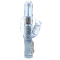 Голубой вибромассажёр для тройной стимуляции SEVEN SEAS VIBE BLUE - 23 см. Голубой вибромассажёр для тройной стимуляции SEVEN SEAS VIBE BLUE - 23 см.