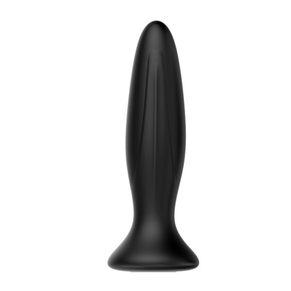Черная анальная вибропробка Mr Play - 12,8 см