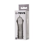 Прозрачная закрытая насадка на пенис TOYFA A-Toys - 14,7 см