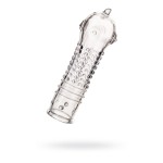 Прозрачная закрытая насадка на пенис TOYFA A-Toys - 14,7 см
