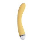 Желтый вибратор Calla - 22 см