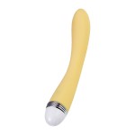 Желтый вибратор Calla - 22 см