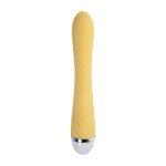 Желтый вибратор Calla - 22 см