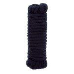 Чёрная веревка для связывания BONDX LOVE ROPE - 5 м