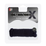 Чёрная веревка для связывания BONDX LOVE ROPE - 5 м