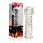 Закрытая прозрачная насадка на пенис Crystal Sleeve Faraon - 13,5 см