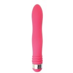 Розовый эргономичный вибратор Sexy Friend - 17,5 см