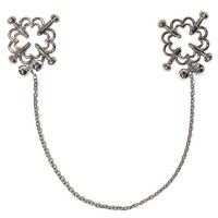 Серебристые зажимы на соски Dare You