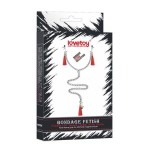 Зажимы на соски и клитор с игривыми красными кисточками Nipple Clit Tassel Clamp With Chain