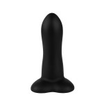 Черный нереалистичный дилдо Emotional Plus на присоске - 13 см. Черный нереалистичный дилдо Emotional Plus на присоске - 13 см.