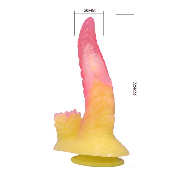 Силиконовый фаллоимитатор Flame Beast - 22,5 см. Силиконовый фаллоимитатор Flame Beast - 22,5 см.