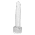 Прозрачный фаллоимитатор Size Queen 8 - 25,5 см.