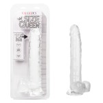 Прозрачный фаллоимитатор-гигант Size Queen 10 - 30,5 см.
