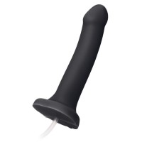 Черный фаллос с имитацией эякуляции Silicon Cum Dildo L - 19,6 см. Черный фаллос с имитацией эякуляции Silicon Cum Dildo L - 19,6 см.