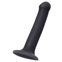 Черный фаллос на присоске Silicone Bendable Dildo M - 18 см. Черный фаллос на присоске Silicone Bendable Dildo M - 18 см.