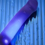Светящийся фаллоимитатор Strap-on-me Glow-Led Dildo - size M Светящийся фаллоимитатор Strap-on-me Glow-Led Dildo - size M