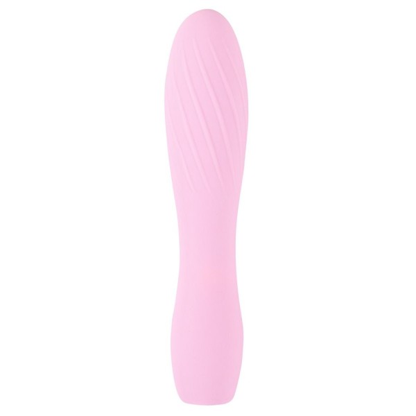 Розовый мини-вибратор Cuties - 14,1 см.